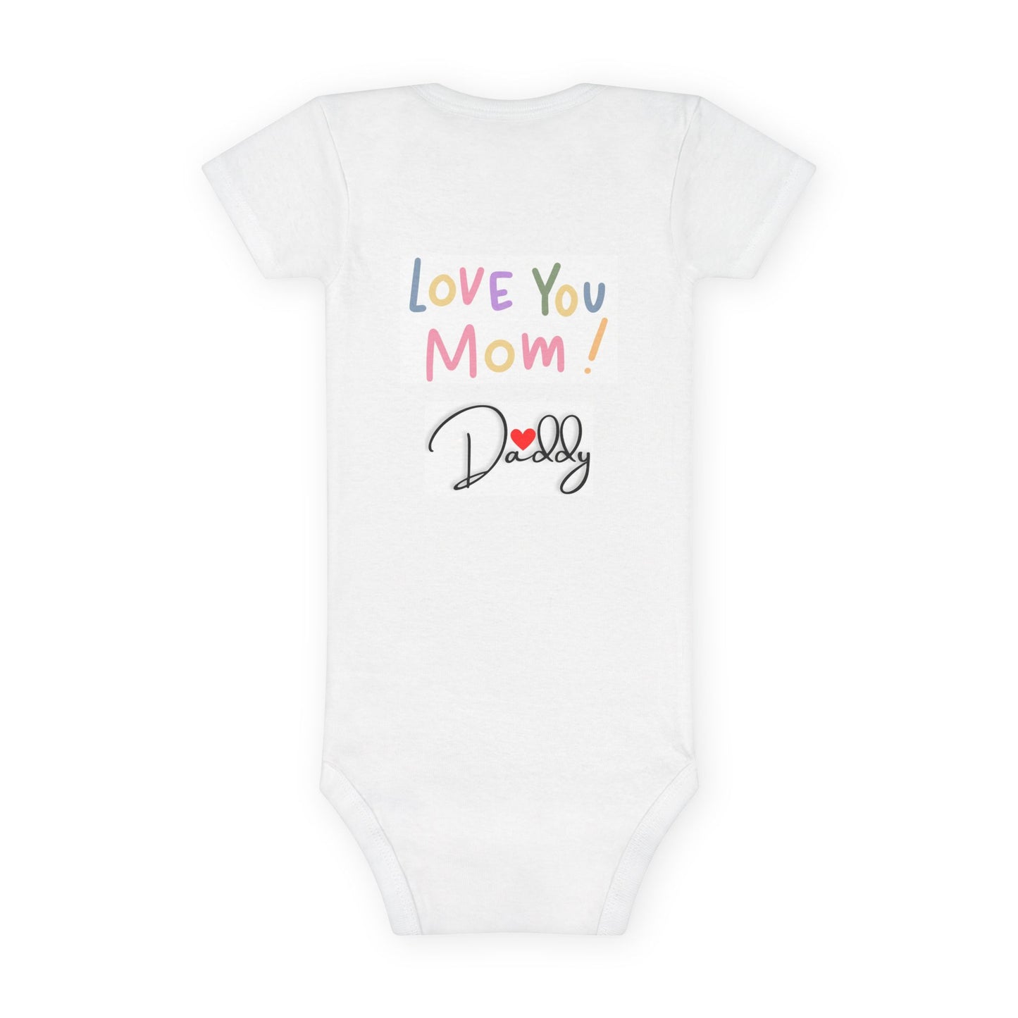 Boy and girl short sleeve bodysuit set