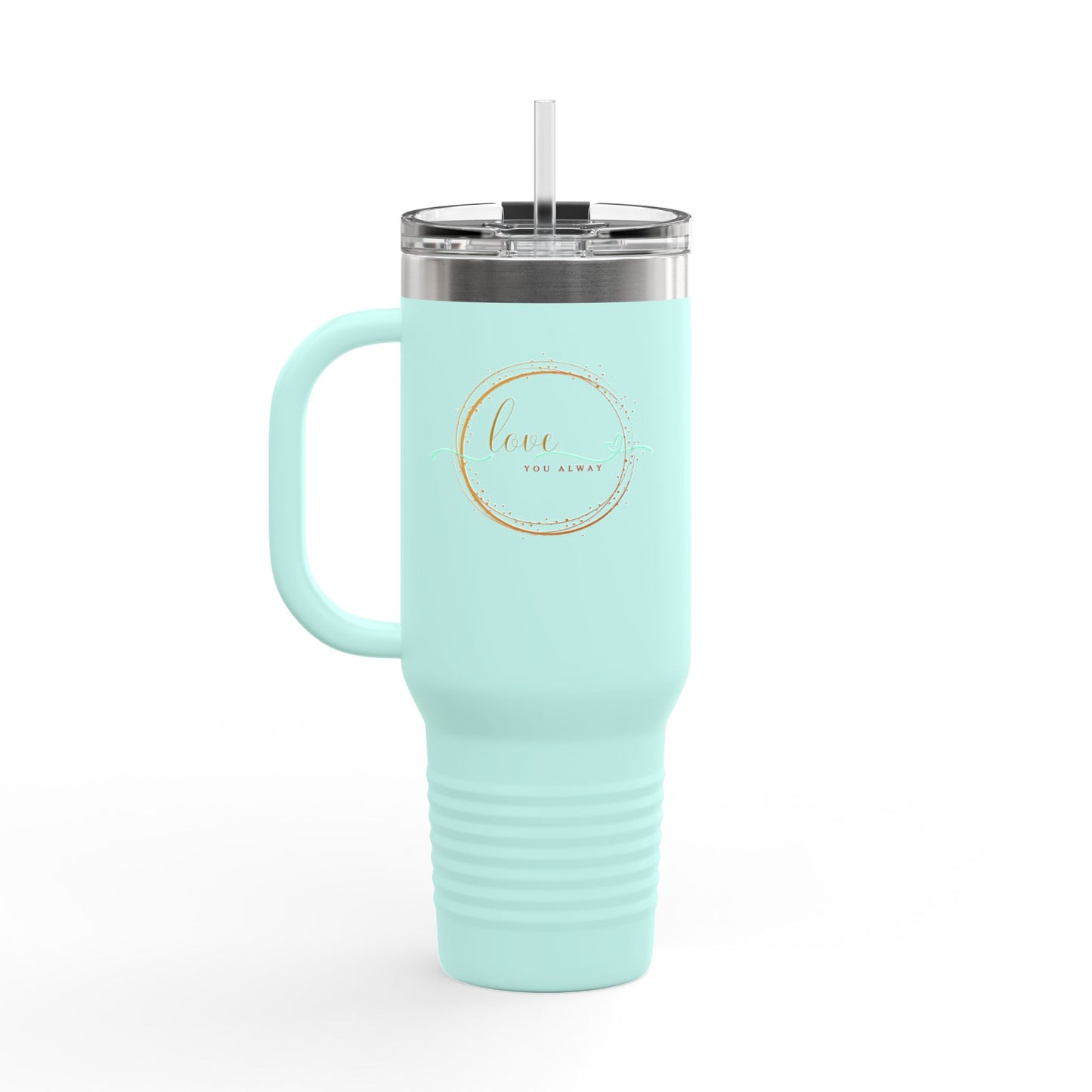 Floral Insulated Travel Mug, 40oz - Perfect Gift for Tea and Coffee Lovers, Summer Adventures, Personalized for You, Eco-Friendly [...]