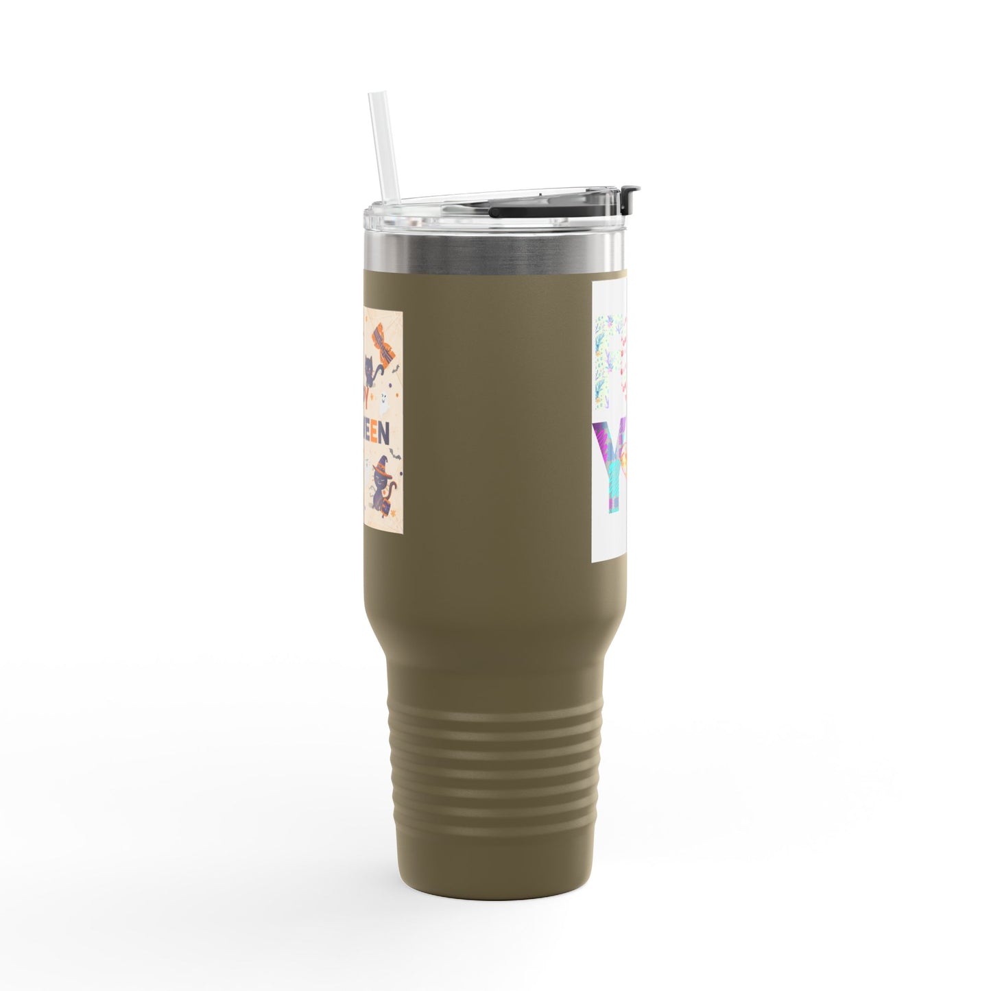 Floral Insulated Travel Mug, 40oz - Perfect Gift for Tea and Coffee Lovers, Summer Adventures, Personalized for You, Eco-Friendly [...]