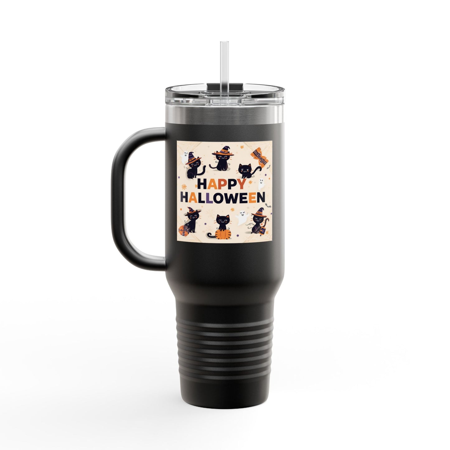 Floral Insulated Travel Mug, 40oz - Perfect Gift for Tea and Coffee Lovers, Summer Adventures, Personalized for You, Eco-Friendly [...]