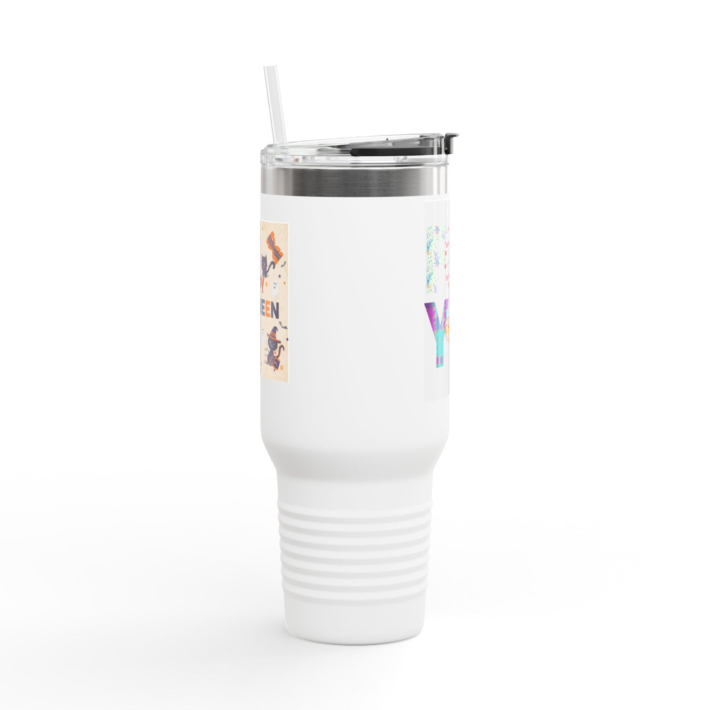Floral Insulated Travel Mug, 40oz - Perfect Gift for Tea and Coffee Lovers, Summer Adventures, Personalized for You, Eco-Friendly [...]