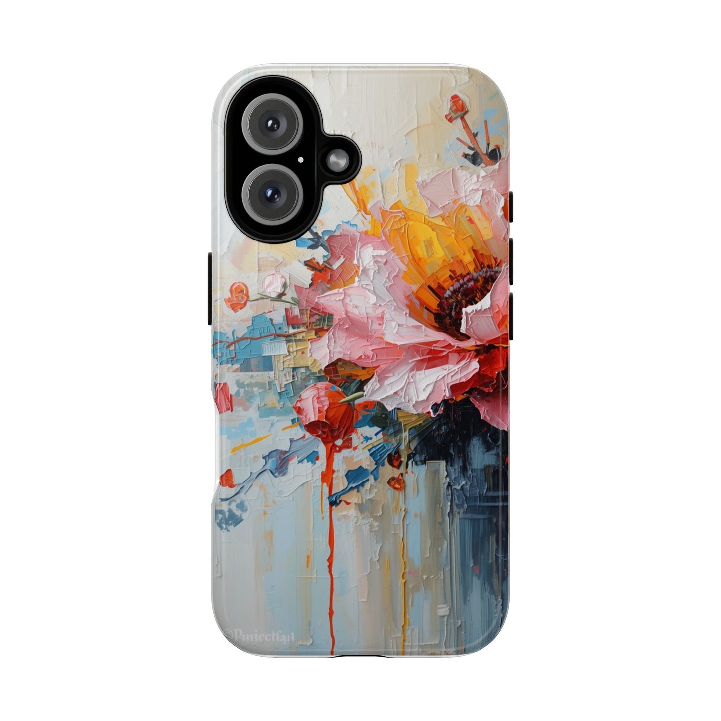 Floral Phone Case I Phone 16, Tough Cases, Durable Phone Cover, Colorful Floral Design, Gift for Her, Stylish Protection