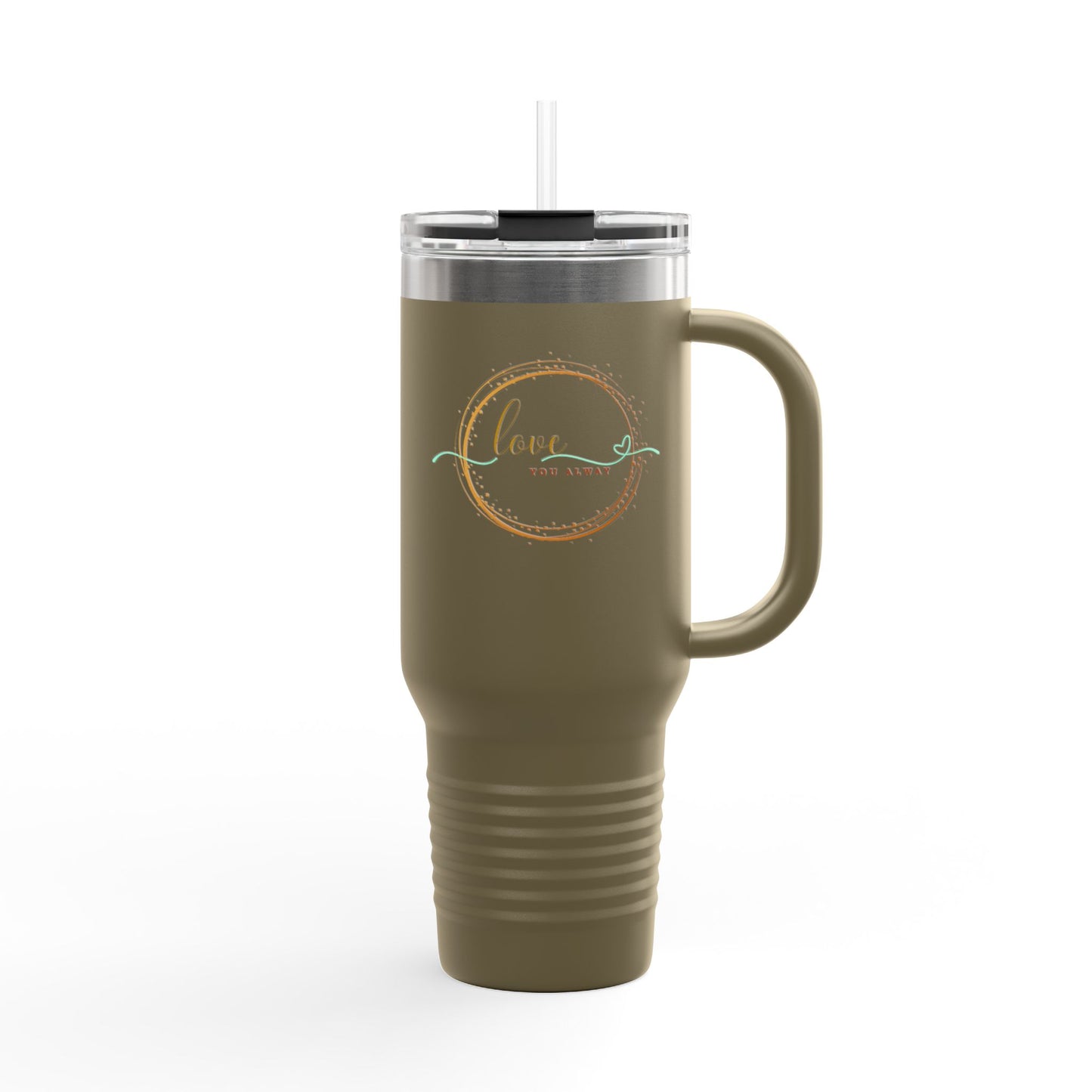 Floral Insulated Travel Mug, 40oz - Perfect Gift for Tea and Coffee Lovers, Summer Adventures, Personalized for You, Eco-Friendly [...]