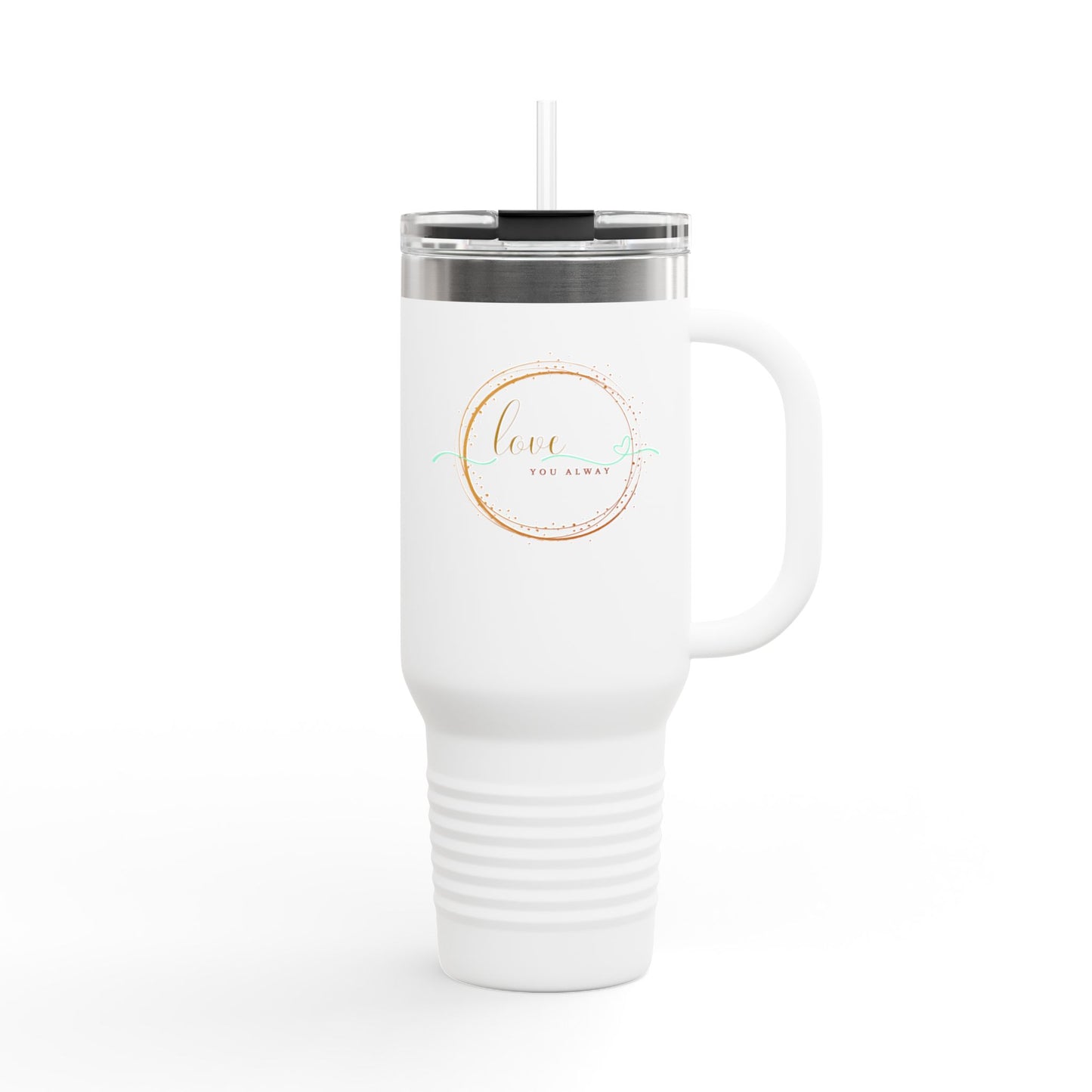 Floral Insulated Travel Mug, 40oz - Perfect Gift for Tea and Coffee Lovers, Summer Adventures, Personalized for You, Eco-Friendly [...]