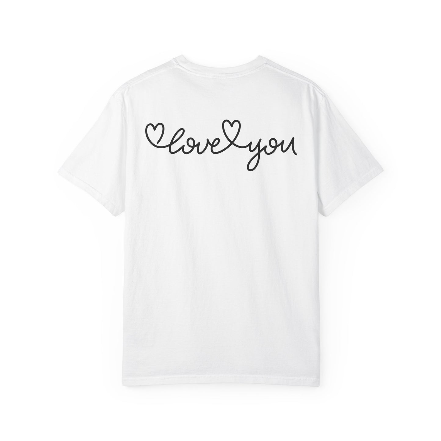 Moon and Back Love T-Shirt, Unisex Garment-Dyed Tee, Gift for Him or Her, Anniversary Shirt, Cute Couple Shirt, Romantic Apparel, [...]