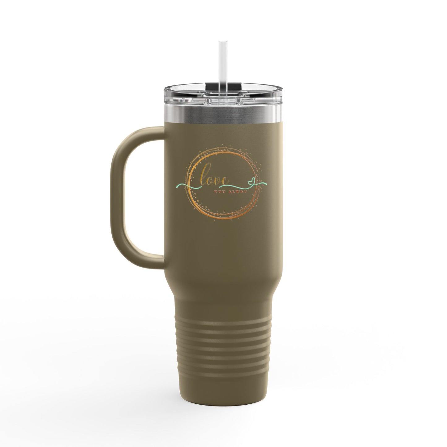 Floral Insulated Travel Mug, 40oz - Perfect Gift for Tea and Coffee Lovers, Summer Adventures, Personalized for You, Eco-Friendly [...]