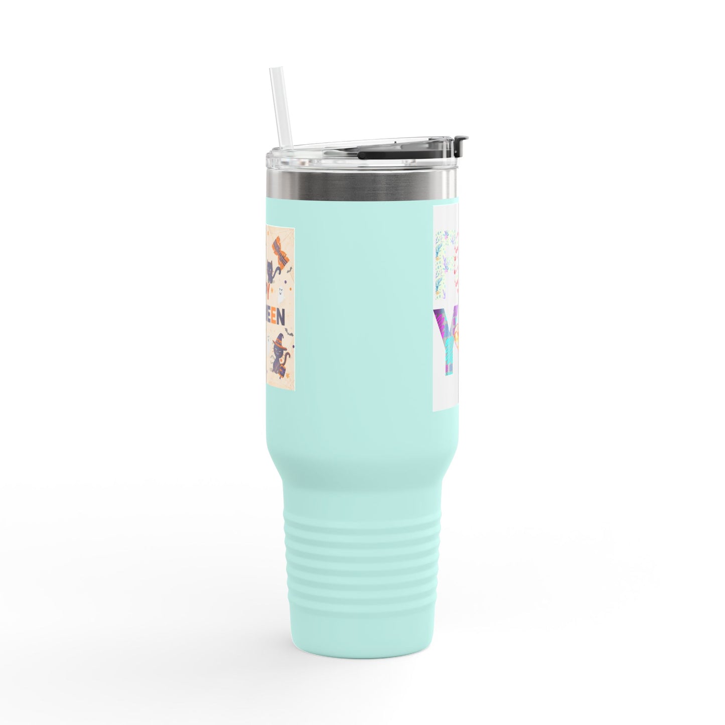 Floral Insulated Travel Mug, 40oz - Perfect Gift for Tea and Coffee Lovers, Summer Adventures, Personalized for You, Eco-Friendly [...]