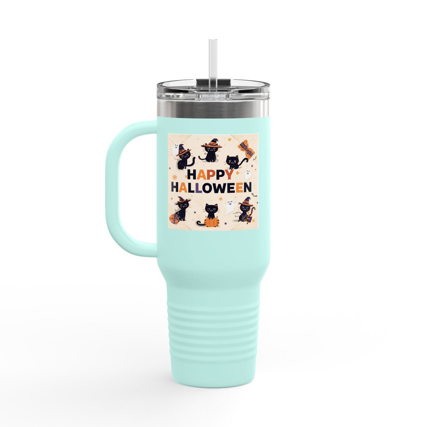 Floral Insulated Travel Mug, 40oz - Perfect Gift for Tea and Coffee Lovers, Summer Adventures, Personalized for You, Eco-Friendly [...]