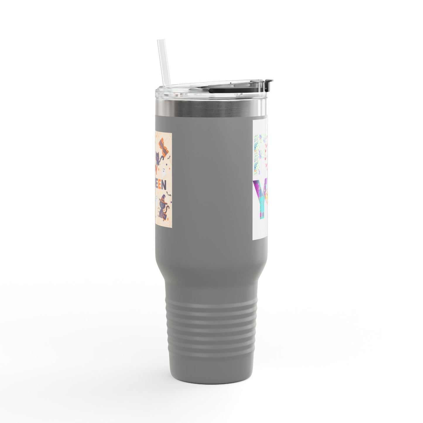 Floral Insulated Travel Mug, 40oz - Perfect Gift for Tea and Coffee Lovers, Summer Adventures, Personalized for You, Eco-Friendly [...]