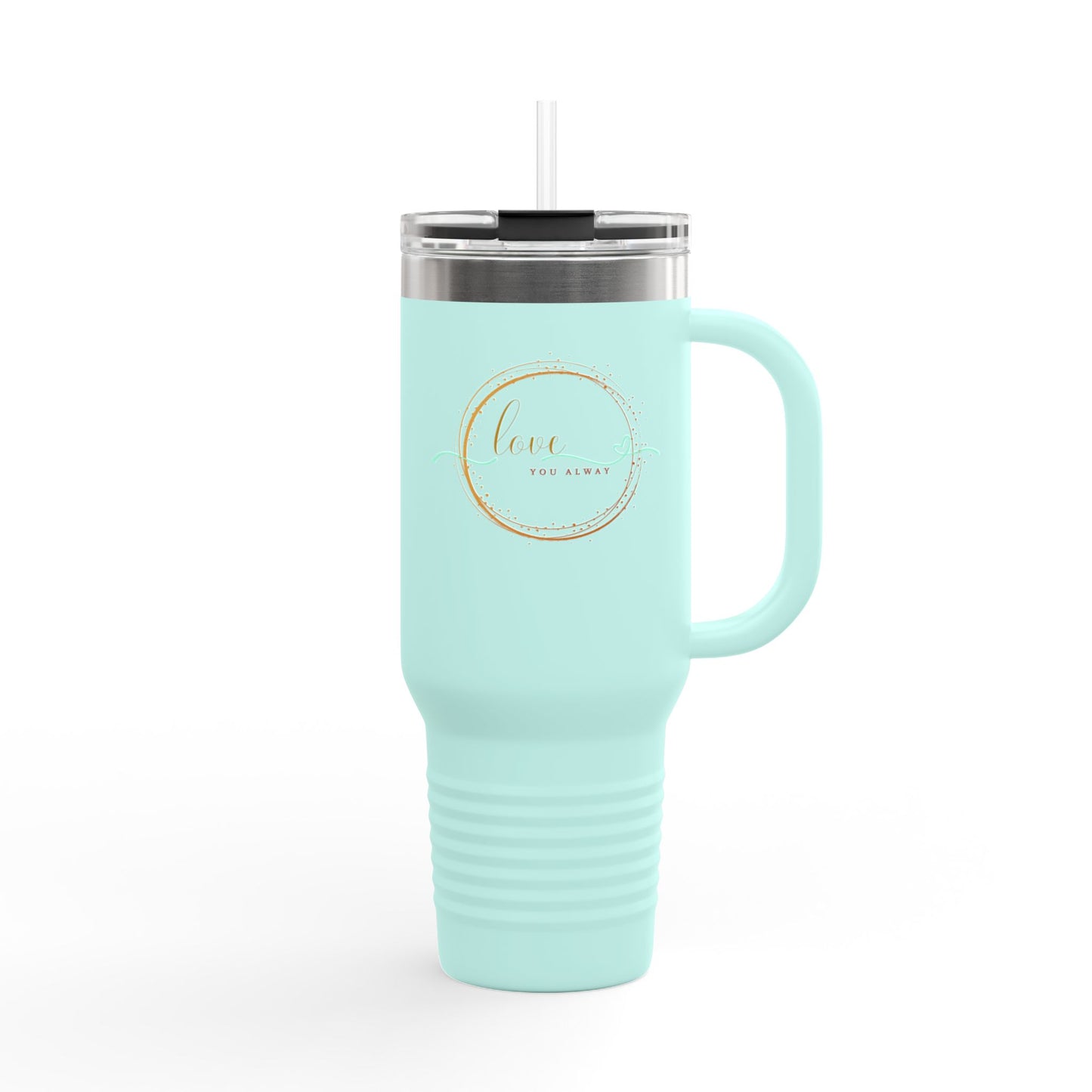 Floral Insulated Travel Mug, 40oz - Perfect Gift for Tea and Coffee Lovers, Summer Adventures, Personalized for You, Eco-Friendly [...]