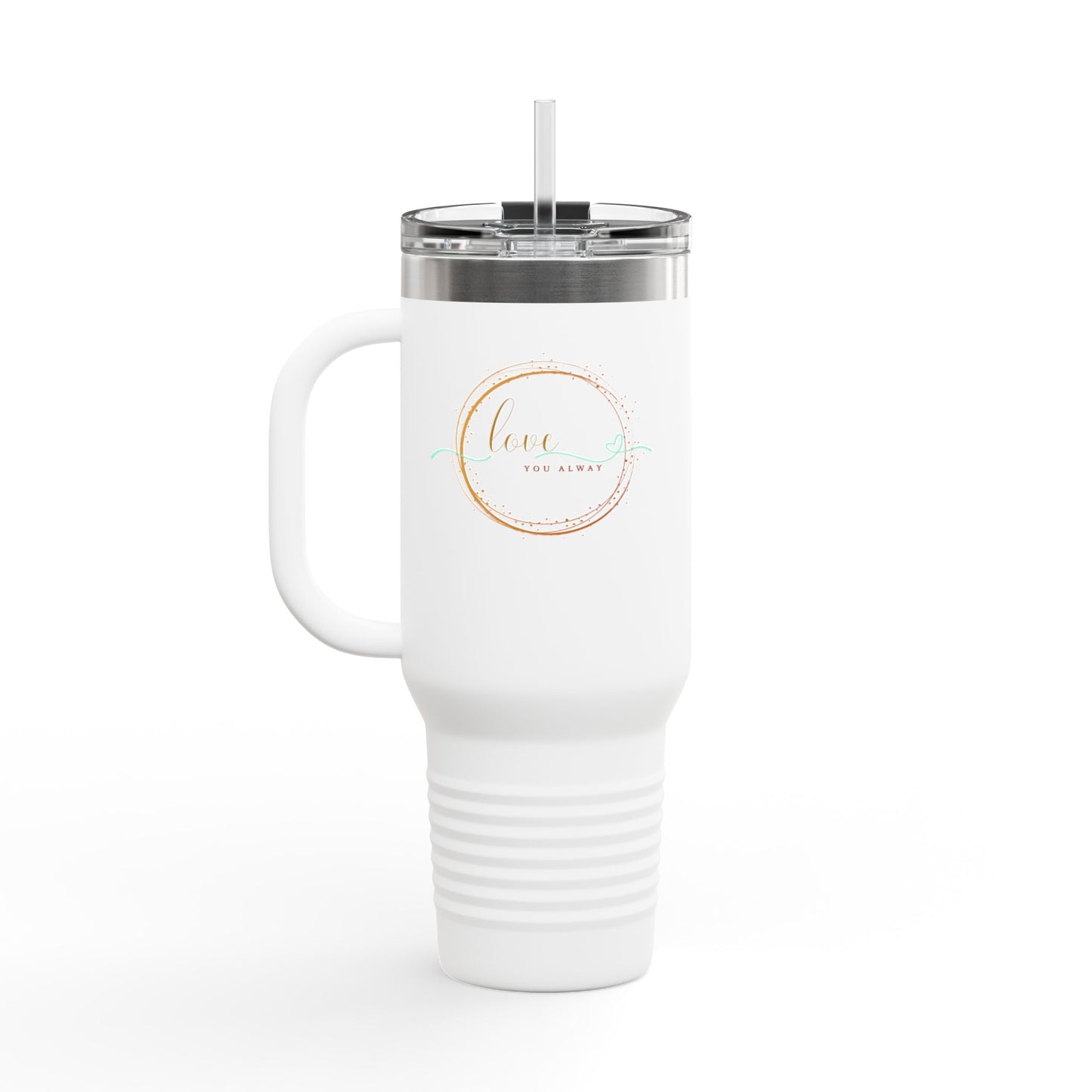 Floral Insulated Travel Mug, 40oz - Perfect Gift for Tea and Coffee Lovers, Summer Adventures, Personalized for You, Eco-Friendly [...]